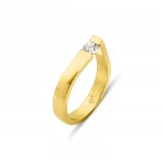 Damenringe Gelbgold , 18K, 0-30CT, SI