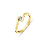 Damenringe Gelbgold, 18K, 0-30CT, SI