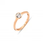 Damenringe Rotgold , 18K, 0-40CT, SI